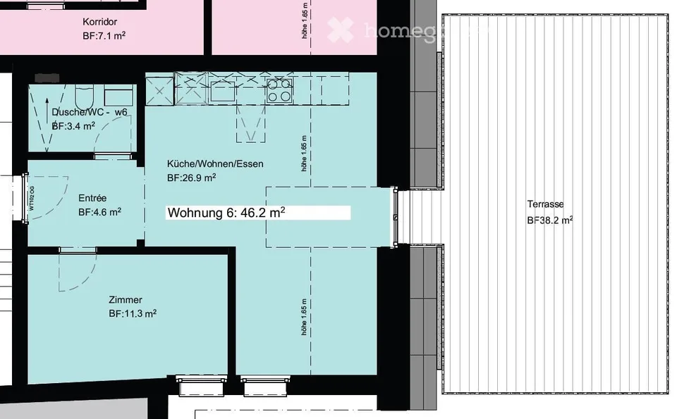 2.5-room apartment in Meilen