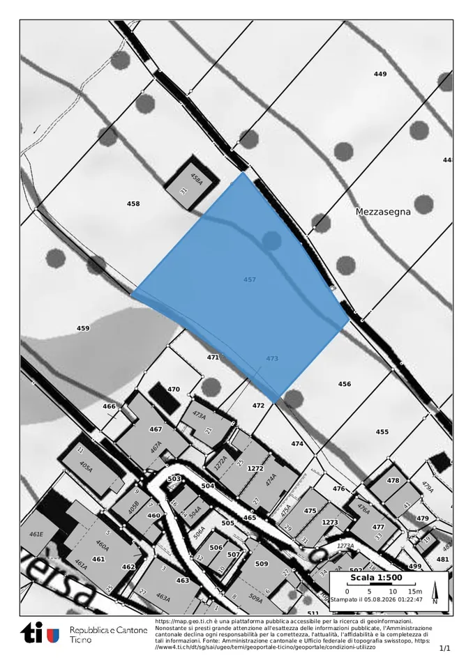 Bauland in ruhiger Lage von Anzonico – 1'188 m² mit schöner Aussicht