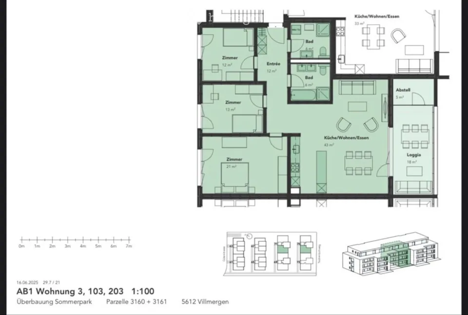 Appartamento nuovo di 4,5 locali (118 m²) per subaffittuario dal 04.01.2027