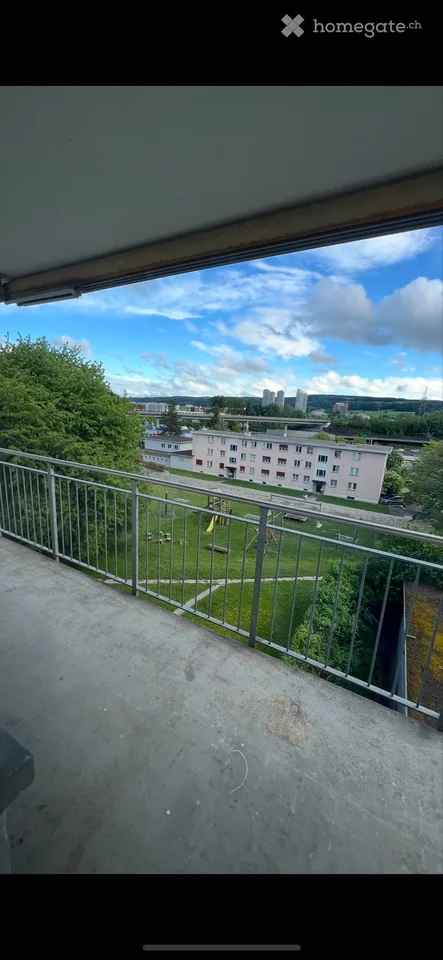 3-zimmer beim Einkaufzentrum Glatt Wallisellen ab sofort