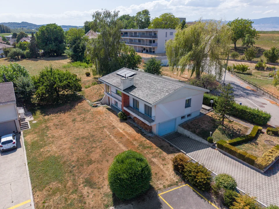 Bussy, à vendre, villa individuelle de 5.5 pièces, parcelle de 1297 m2