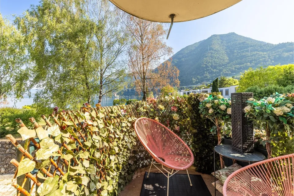 Schönes Apartment direkt am Seeufer mit Zugang zum Strand – Foto 10 von 13