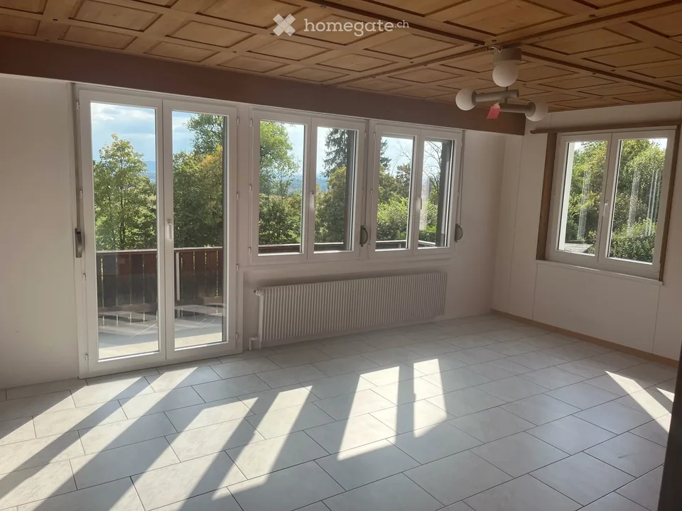 Maison individuelle de 5,5 pièces avec galerie et vue magnifique sur les montagnes et le lac