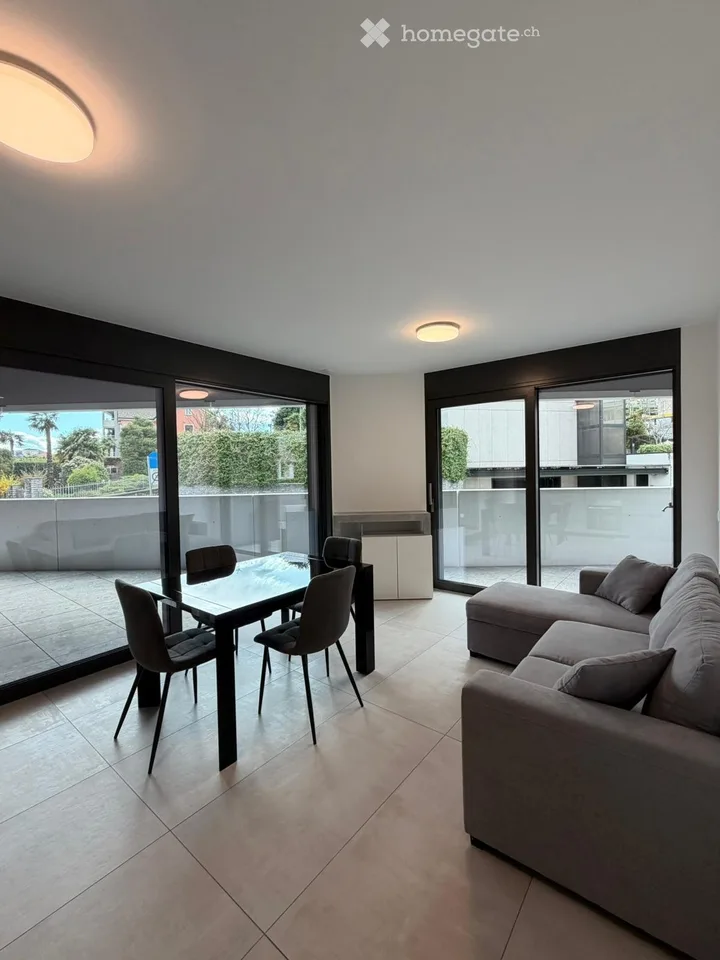 Appartamento 3 locali arredato con terrazzo - Lugano