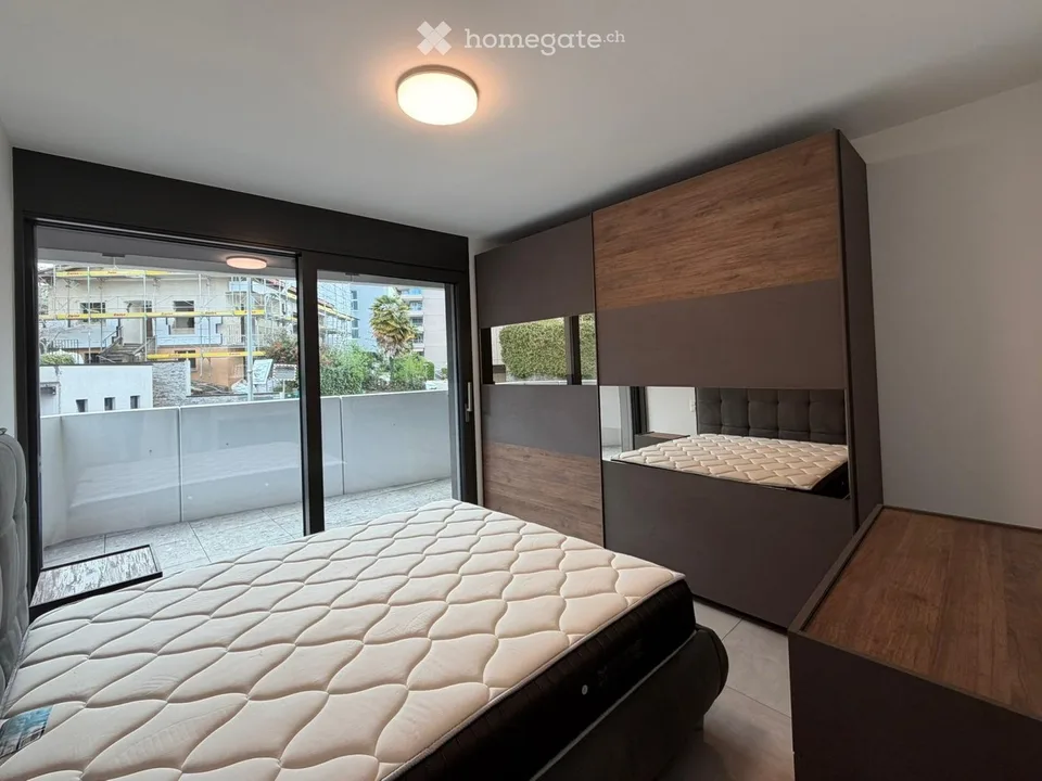 3-room apartment, furnished, with terrace - Lugano