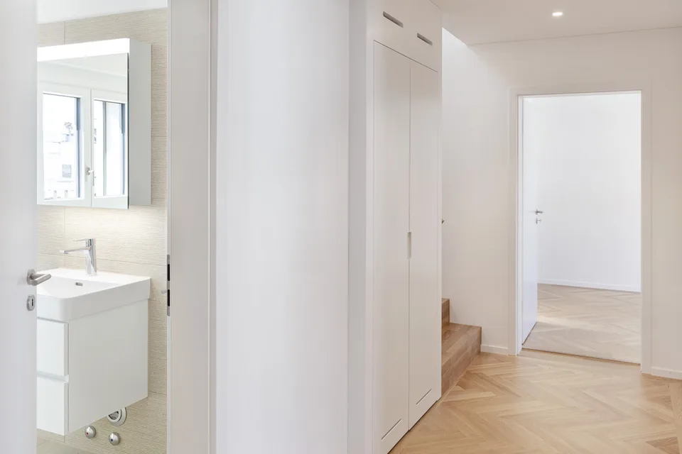 First-time rental: Fantastic 3.5 maisonette apartments with private roof terrace