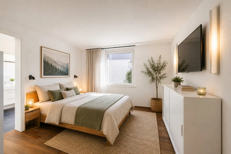 Sonnige Wohnung in Malans mit Weitblick und Balkon