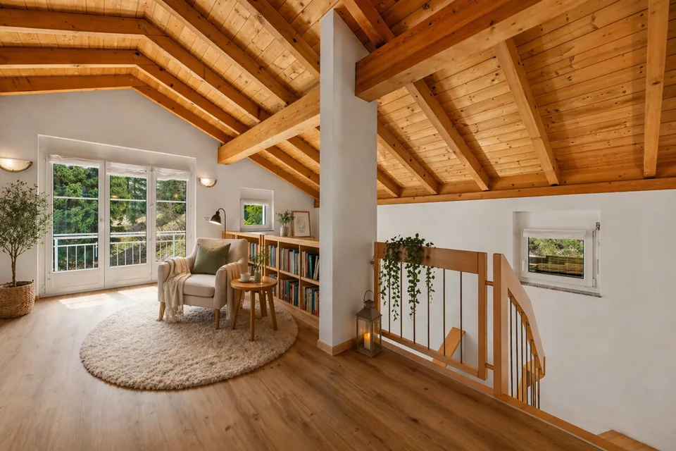 Brambrüesch: Ferienhaus in naturnaher Lage mit schöner Aussicht