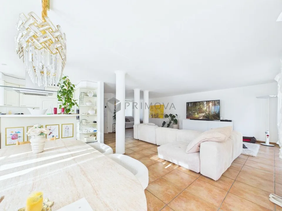 Your new home with plenty of privacy, large sun terrace & sauna