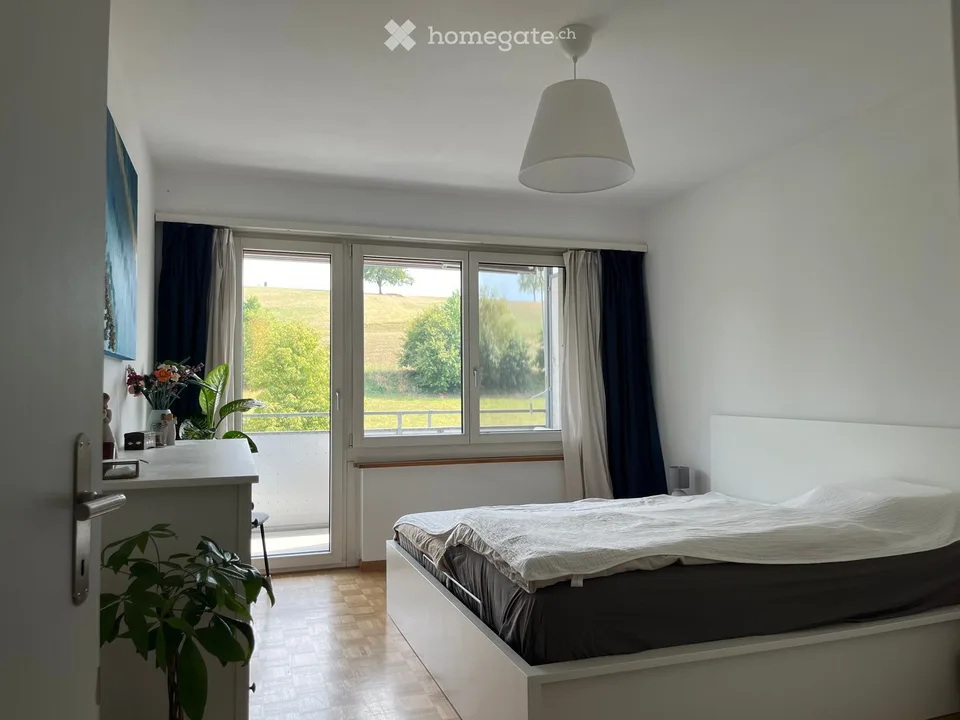 3-Zimmer-Wohnung in Oberuster – oberste Etage mit Blick zum Tämbrig