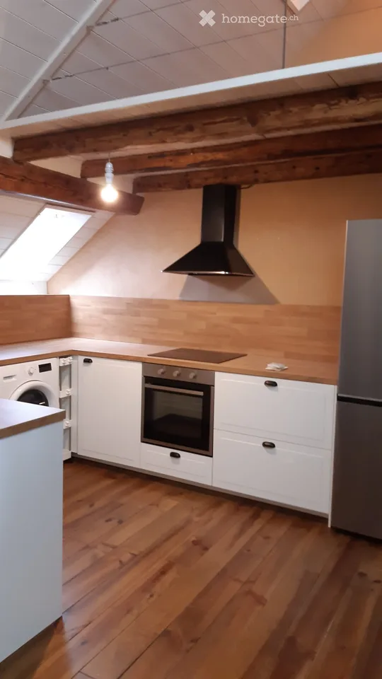 Delizioso appartamento mansardato con giardino a Meyrin village