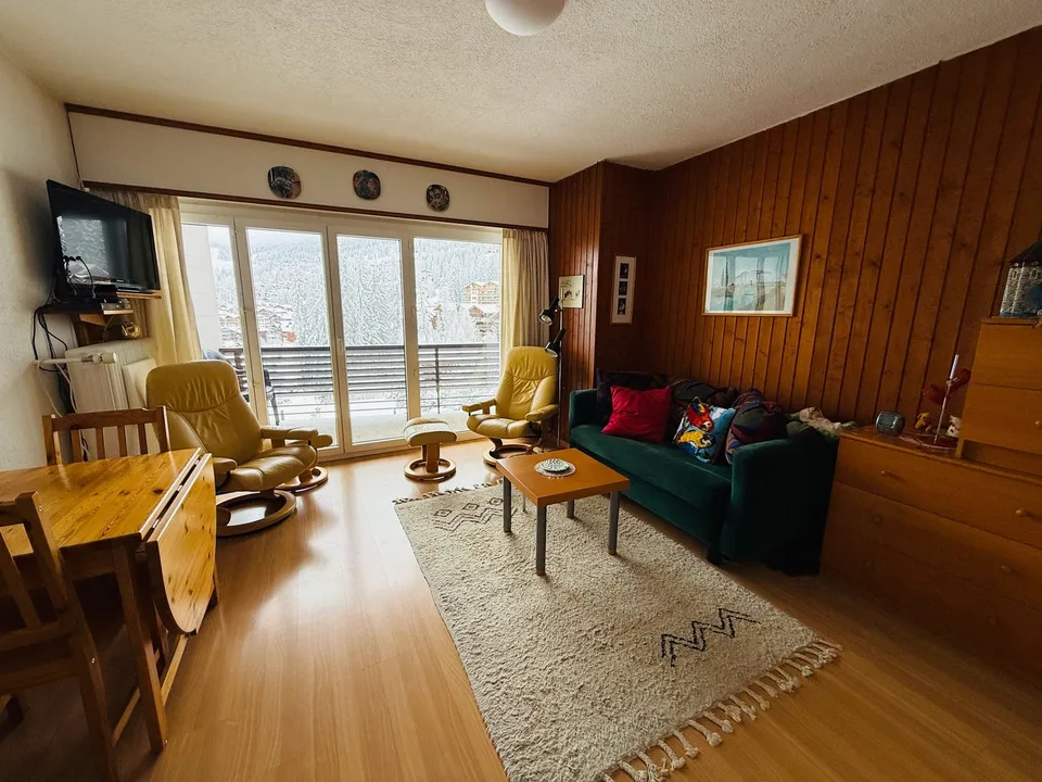 Studio in Verbier – 300 m from Médran - View