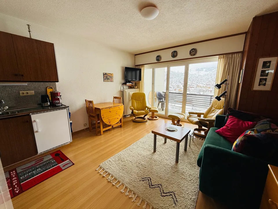 Studio in Verbier – 300 m from Médran - View