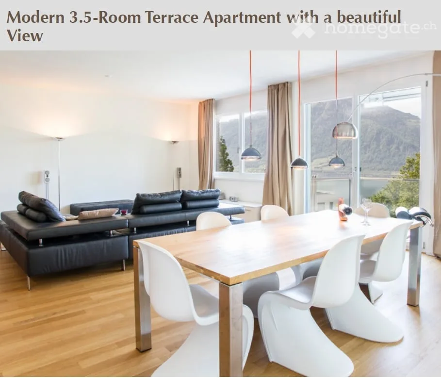 Appartement exclusif de 3,5 pièces à Walchwil avec vue sur le lac et les montagnes