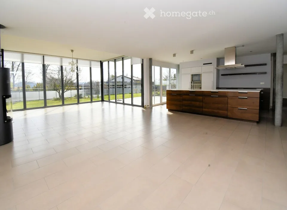 Habitation exclusive dans le vert - maison unifamiliale moderne avec jardin d'hiver
