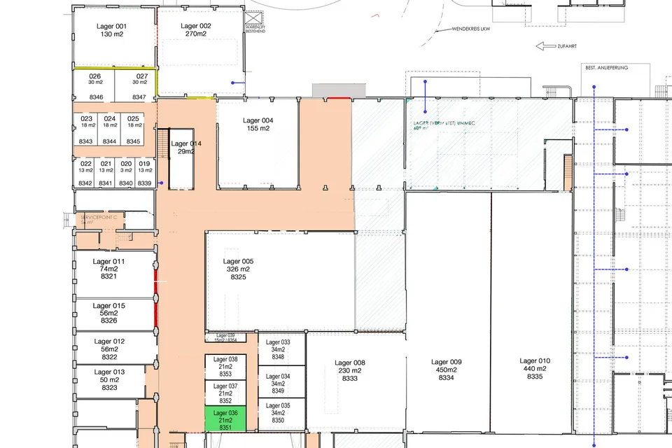 Storage room accessible 24/7 in the Wetzikon industrial area