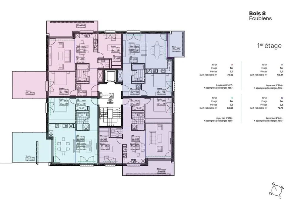Appartements neufs de 3.5 pièces à louer à Ecublens – photo 8 sur 11