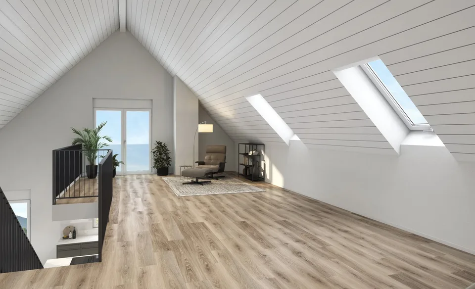 Moderne 4.5-Zimmer-Dachgeschosswohnung mit Galerie an ruhiger Lage von Etziken – Foto 11 von 13