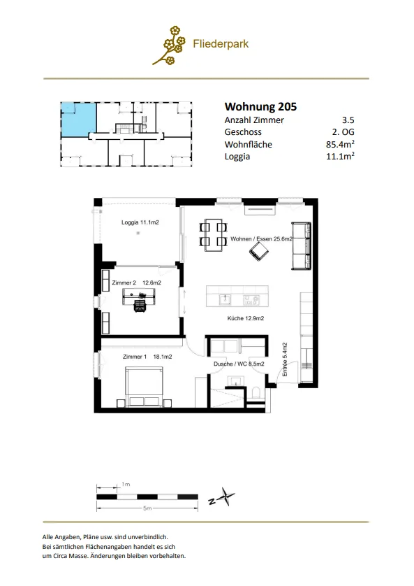 Appartement moderne 3.5 pièces à Aarburg (205) – photo 11 sur 12