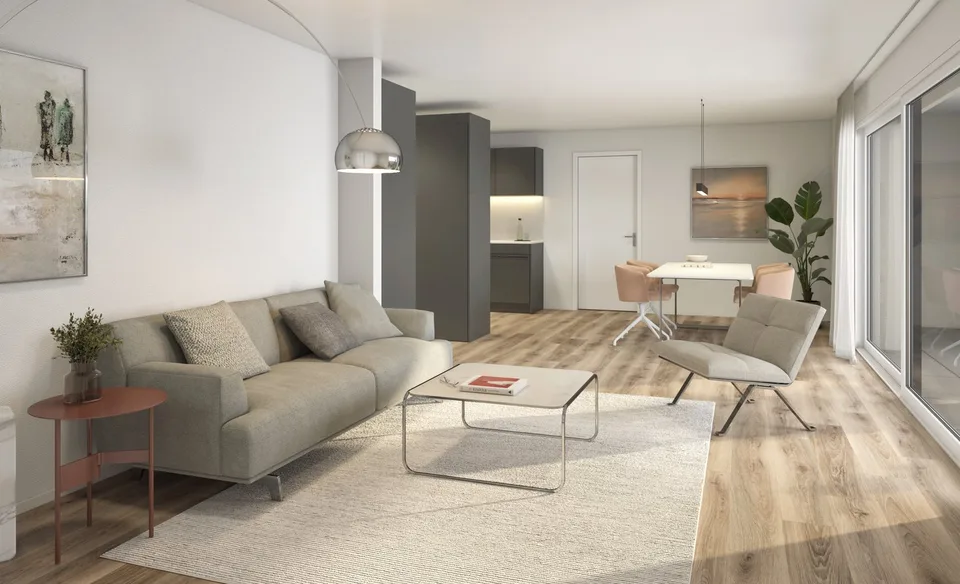 Moderne 3.5-Zimmer-Dachgeschosswohnung in ruhiger Lage von Etziken – Foto 9 von 14