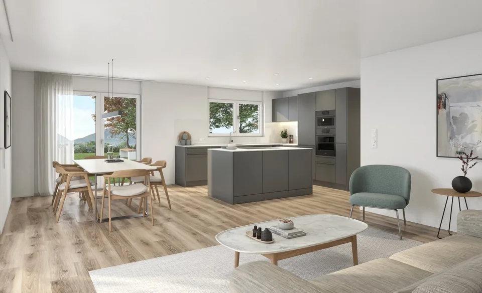 Moderne 3.5-Zimmer-Dachgeschosswohnung in ruhiger Lage von Etziken – Foto 12 von 14