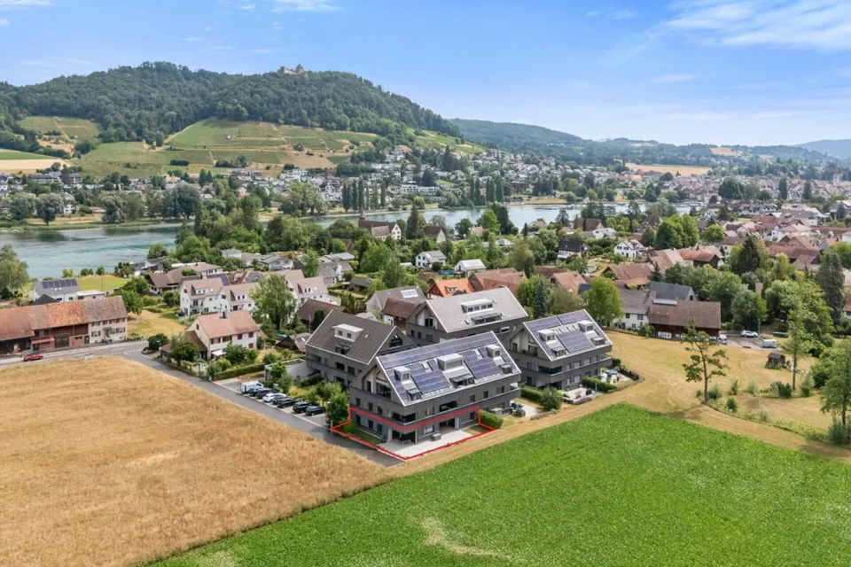 Appartement de jardin de rêve de 5 ½ pièces avec vue imprenable sur le verdure !