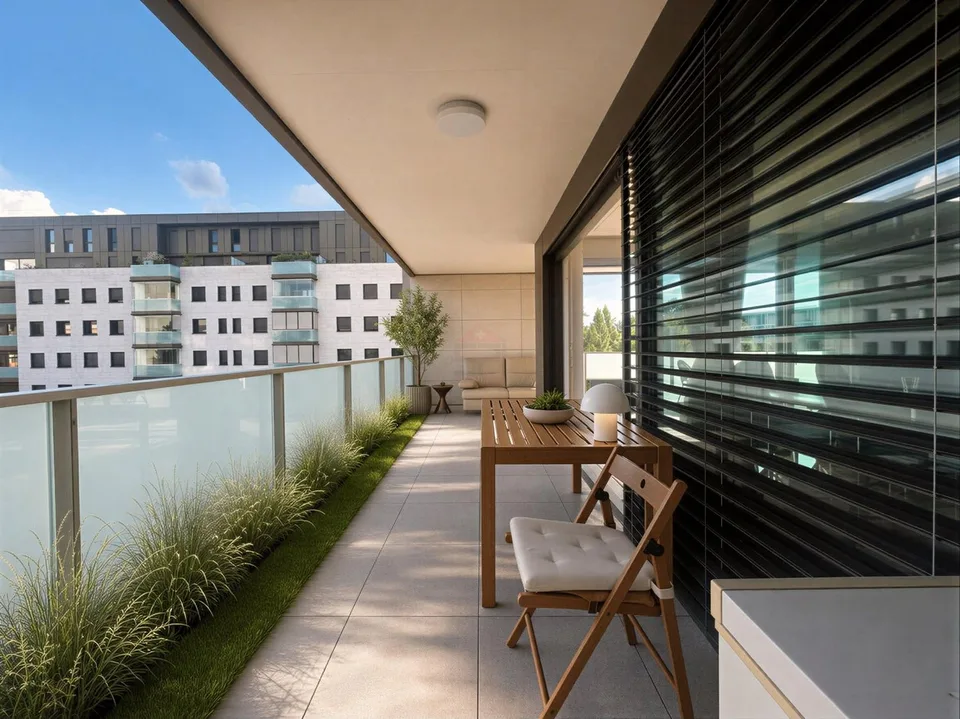 Bright apartment with large terrace in the heart of La Gradelle