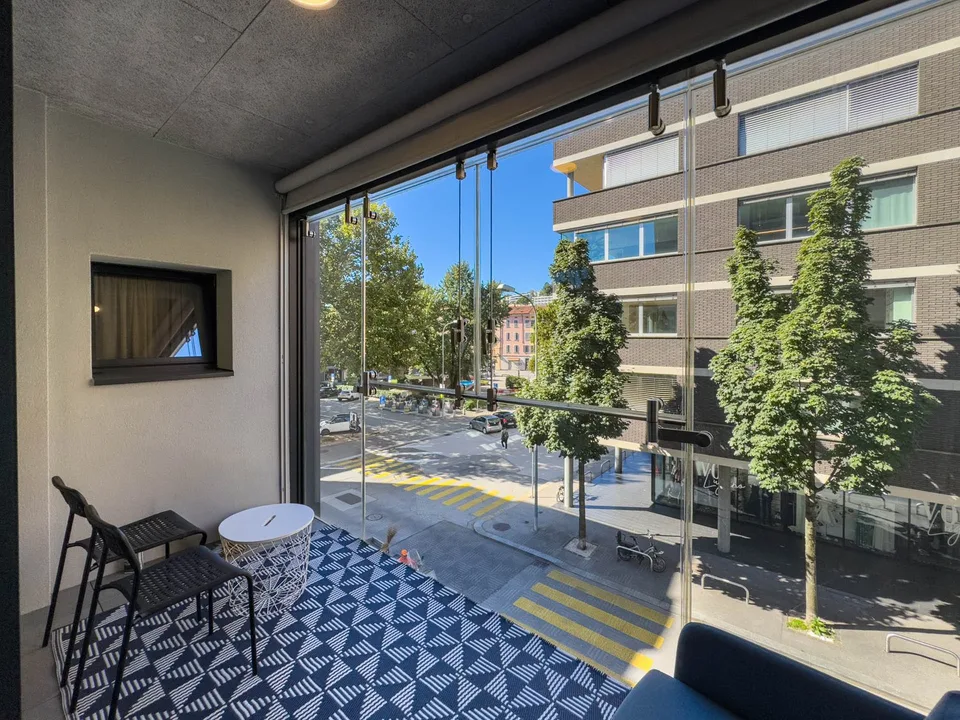 Modern 3.5-room apartment in Lugano with panoramic view