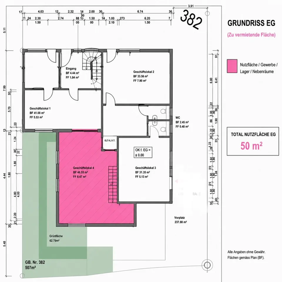 Vielseitige Gewerbe-, Büro- und Lagerfläche mit ca. 158 m² an Toplage in Oensingen – Foto 9 von 11