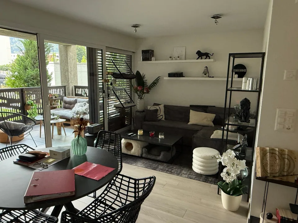 Charmant appartement de 2 pièces avec balcon-terrasse privatif à Martigny