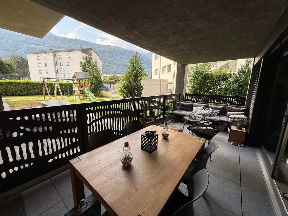 Charmant appartement de 2 pièces avec balcon-terrasse privatif à Martigny