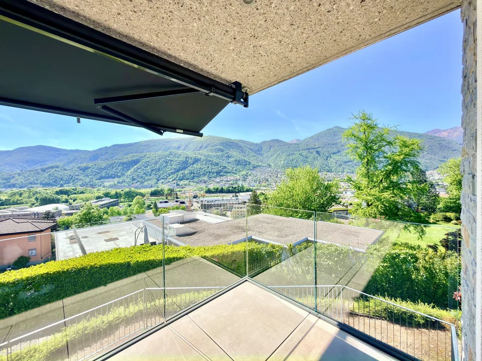 Rif. 3784  A SOLI 2 KM DAL CENTRO DI LUGANO - MODERNO APPARTAMENTO CON VISTA PANORAMICA