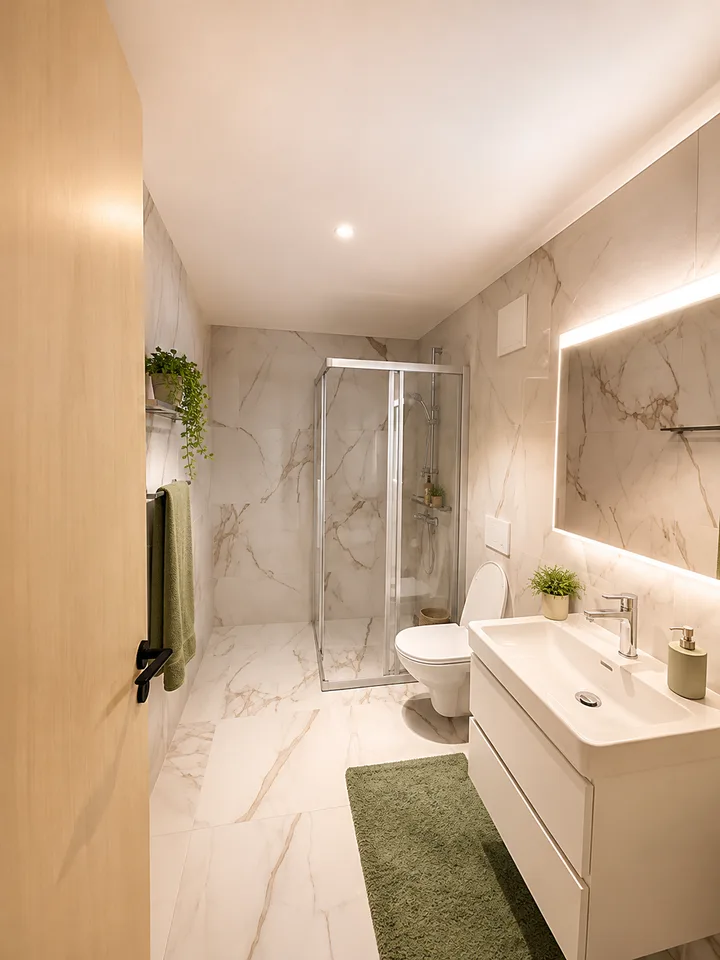 Appartement en attique lumineux avec grande terrasse