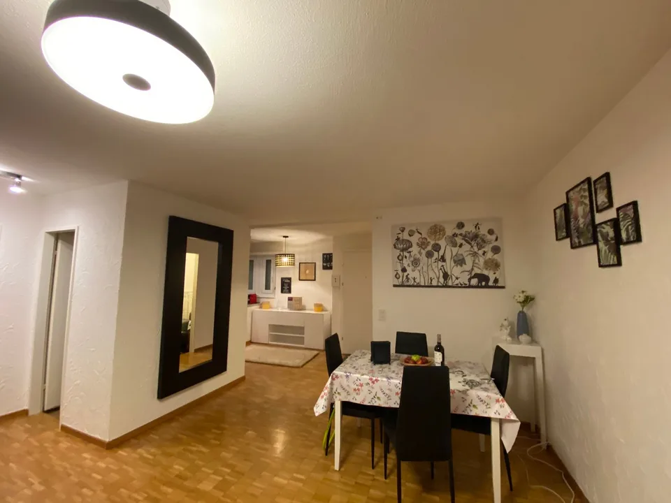 🌇 Fully Furnished 2.5-Room Apartment in Opfikon | Short-Term Rental | Balcony | Private Laundry