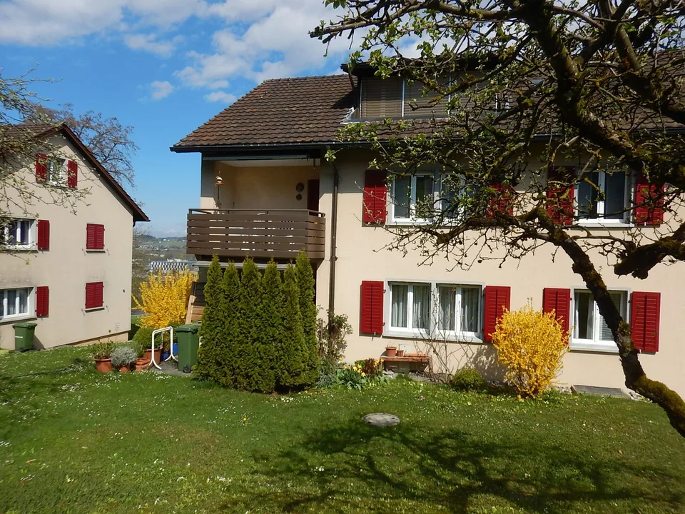 Zu vermieten: 3.5 Zimmerwohnung mit schöner Aussicht