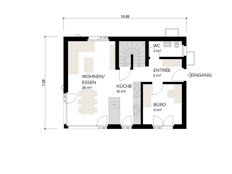 Progetto di costruzione nuova: casa unifamiliare indipendente in una posizione tranquilla!