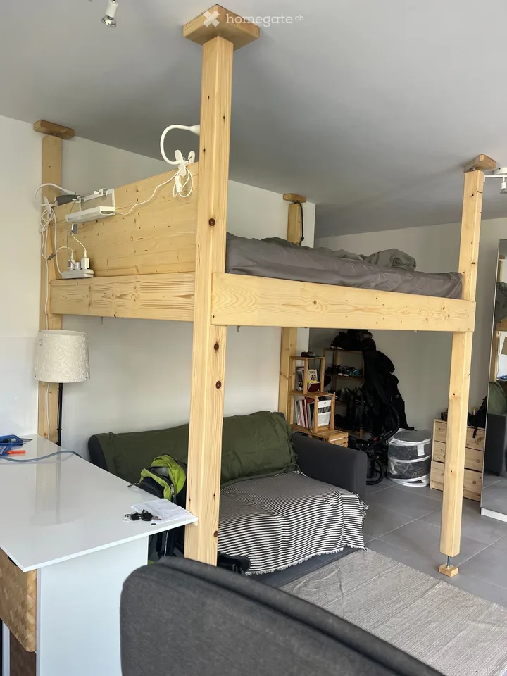 Charming Studio with Balcony near Lake Lausanne – Available September 2026