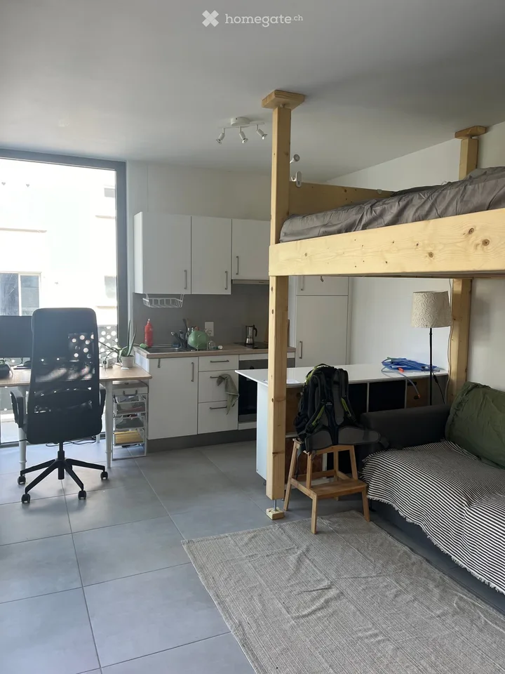 Charming Studio with Balcony near Lake Lausanne – Available September 2026