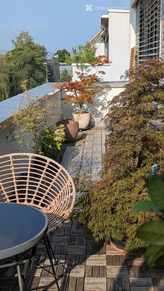3.5 room attic apartment from 1.10. - View of mountains and lakes