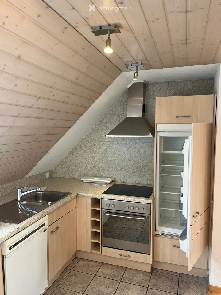 Charmante 2.5-Zimmer-Dachwohnung mit Balkon in Rapperswil SG     ( beim Sonnenhof )