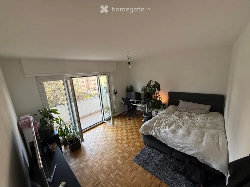 Grande chambre 25 m² avec balcon privatif en colocation