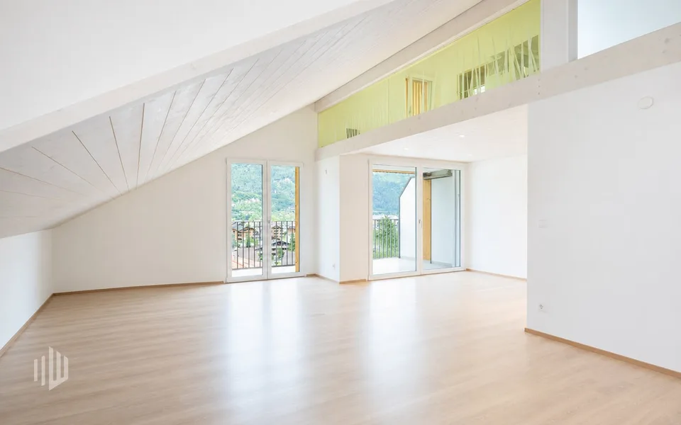ImmoWyss - Modern attic apartment with gallery and breathtaking lake view