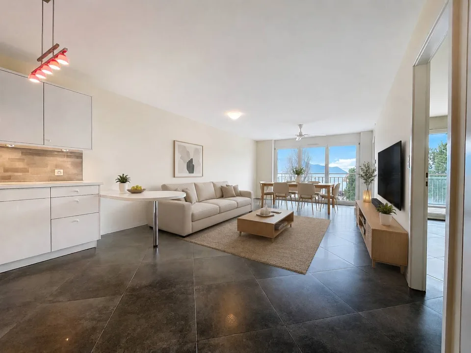 Au coeur de Montreux, appartement de 2.5 pièces avec vue sur le lac