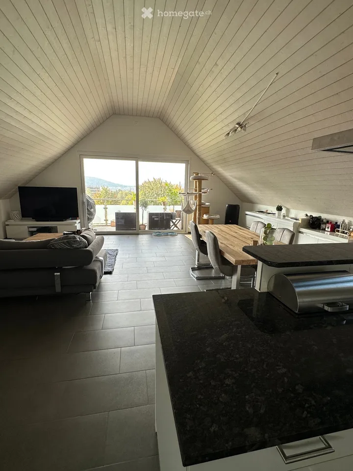 Charmante 2.5-Zimmer-Dachwohnung mit Balkon in Wallisellen