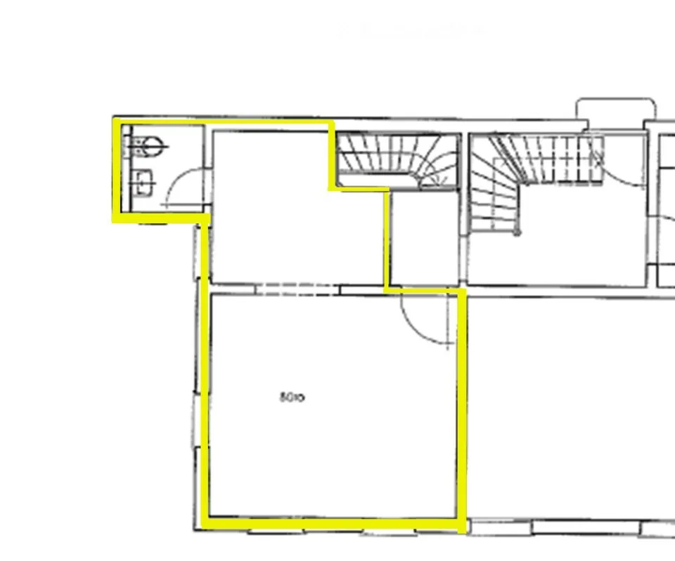 Office or practice rooms in the historic center of Trogen