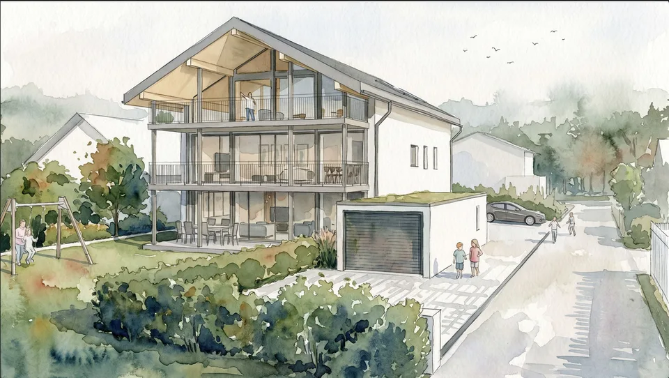 BAUPROJEKT "FLURA" WOHNUNG DACHGESCHOSS