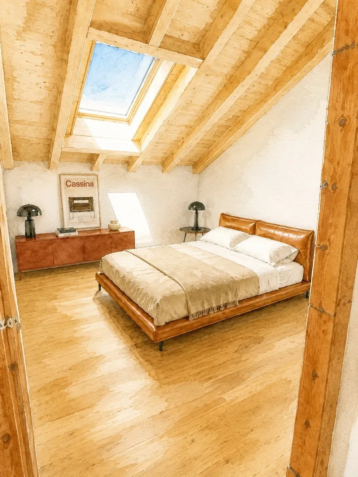 BAU PROJECT "FLURA" ATTIC APARTMENT