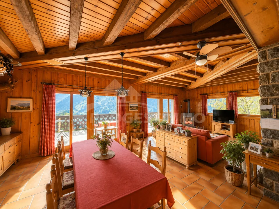MAGNIFICENT CHALET WITH EXCEPTIONAL VOLUMES AND HIGH POTENTIAL