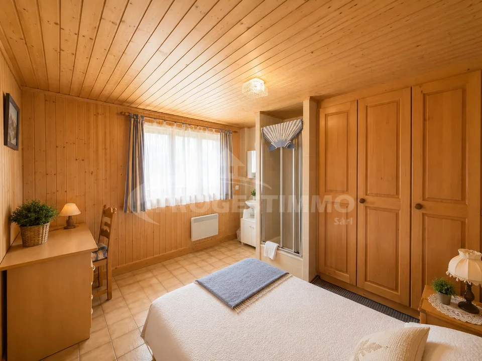 MAGNIFIQUE CHALET AUX VOLUMES EXCEPTIONNELS ET FORT POTENTIEL – photo 22 sur 26