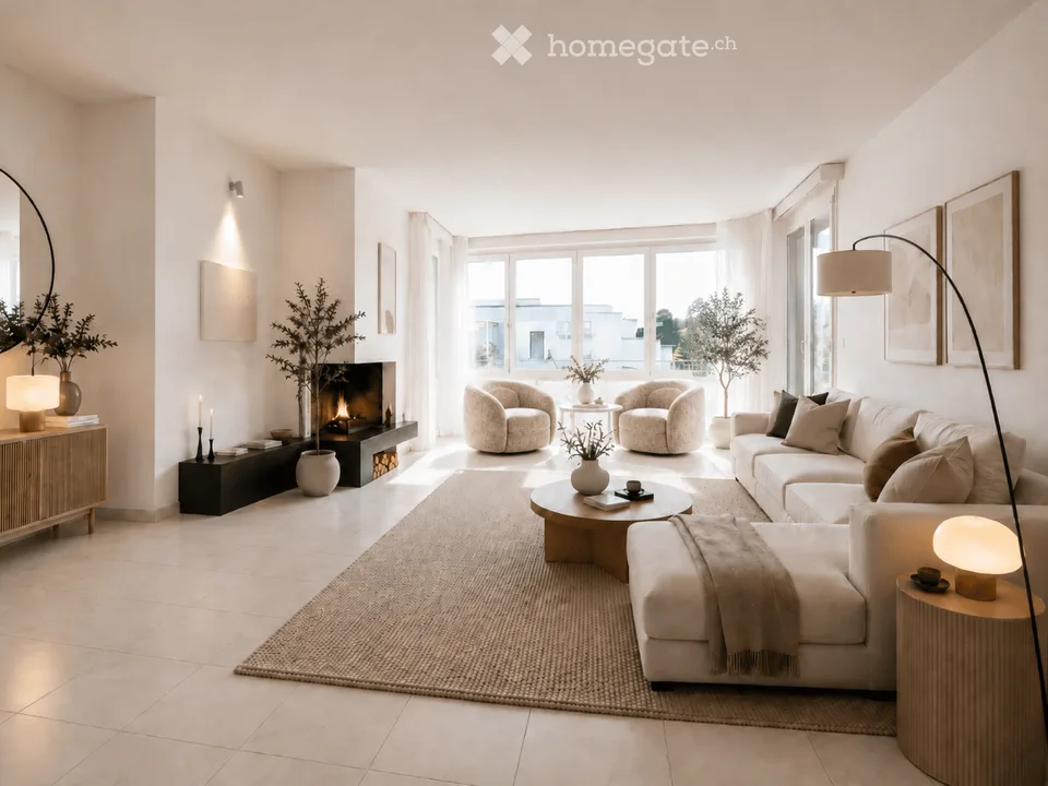 Charmante 4.5-Zimmer-Attikawohnung mit Panoramablick in Feusisberg